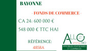fond de commerce à BAYONNE (64100)